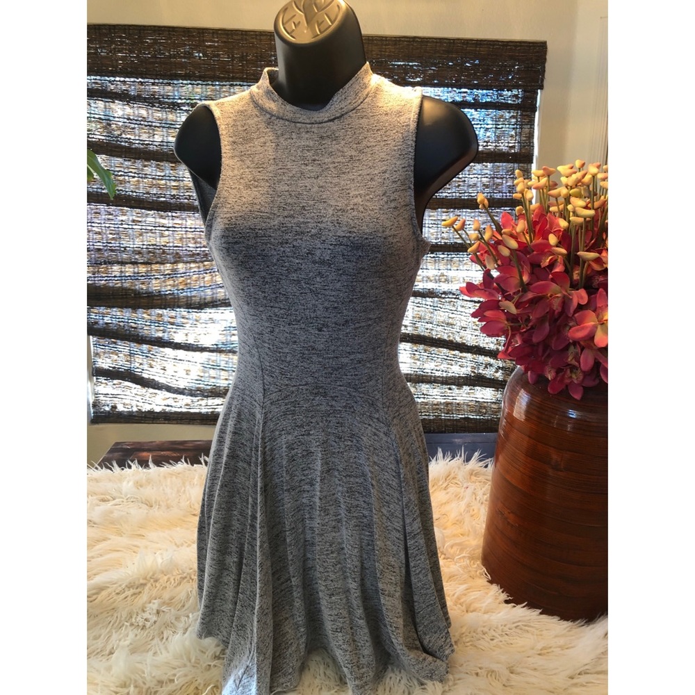 Charcoal Skater Dress